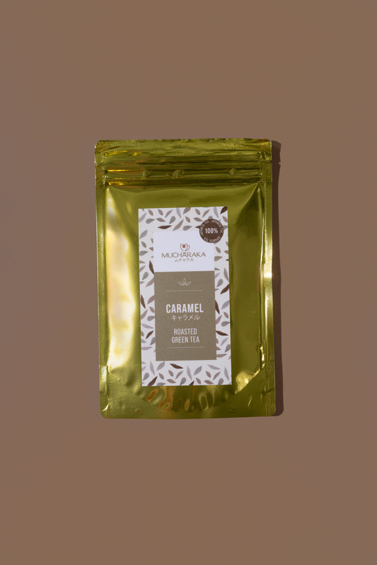 Caramel Roasted Green Tea HOUJICHA 30G MUCHARAKA – Premium Japanese Tea