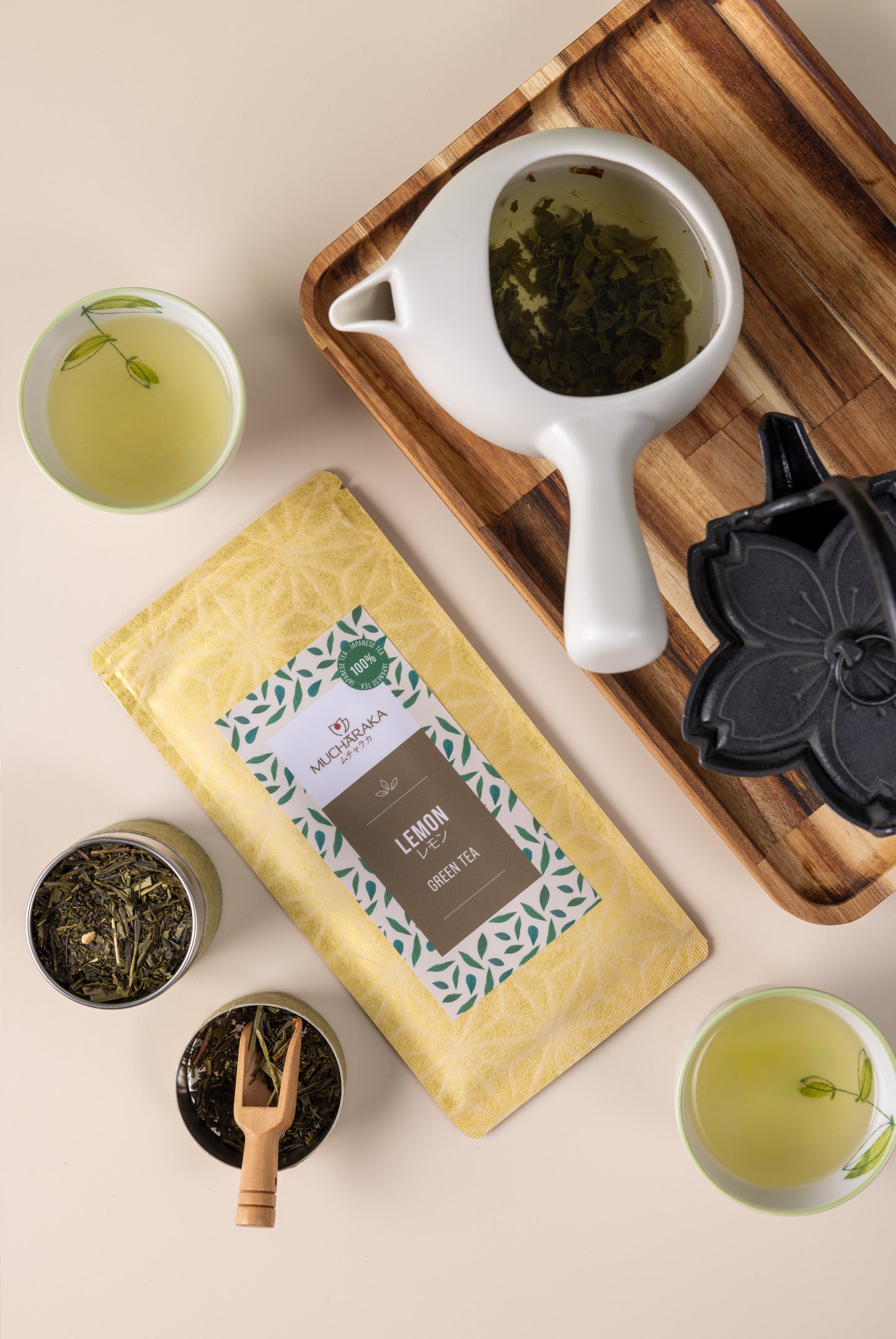 Lemon Green Tea SENCHA 40G MUCHARAKA-Premium Japanese Tea