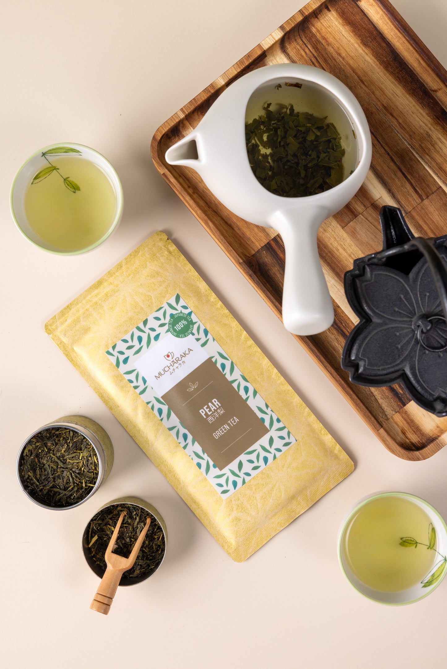 Pear Green Tea SENCHA 40G MUCHARAKA – Premium Japanese Tea